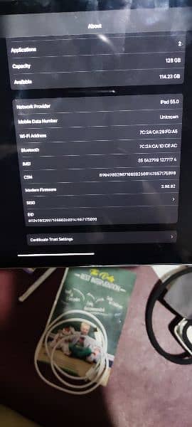Apple Ipad Pro M2 Chip Wifi + Cellular 5G LTE sim working 5