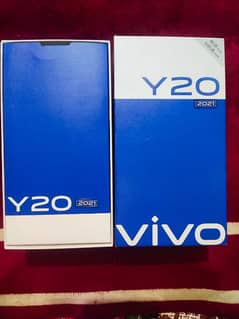 vivo y20 4/64 with box and charger