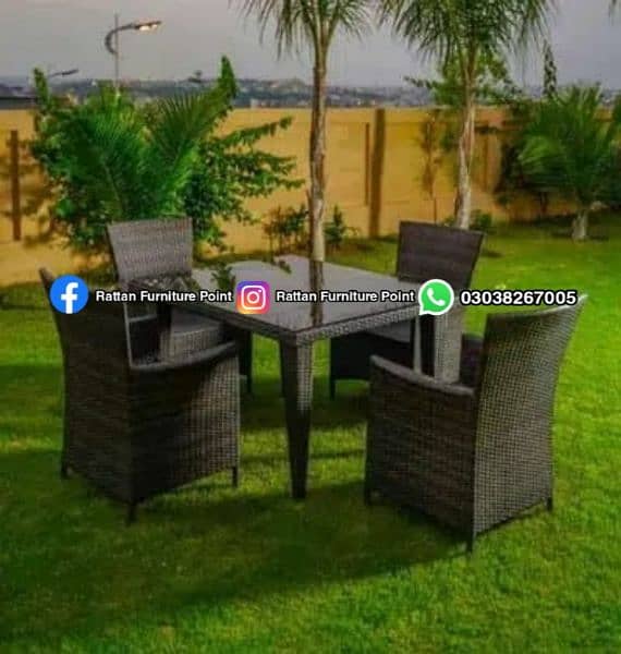 restaurant outdoor Garden Rooftop seating Dinning chair and sofa set 8