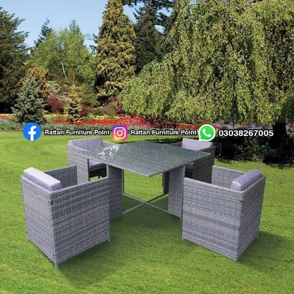 restaurant outdoor Garden Rooftop seating Dinning chair and sofa set 10