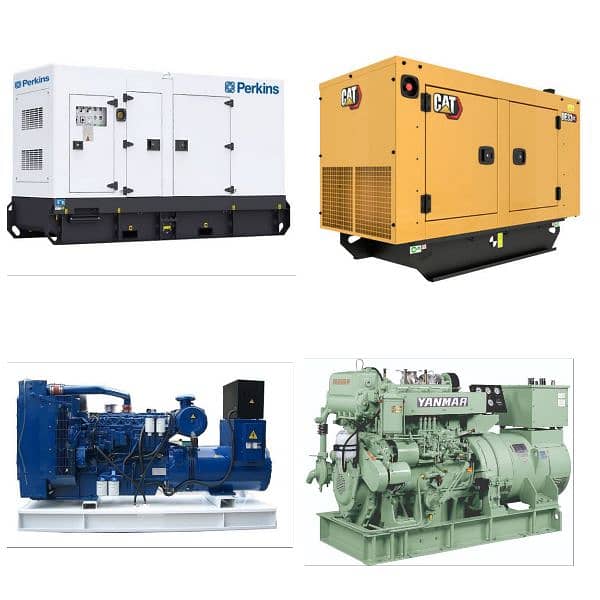 all types diesel petrol gas generator mechanic available 4