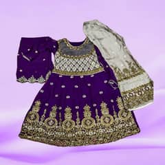 premium stitched ladies frock 3ps collection