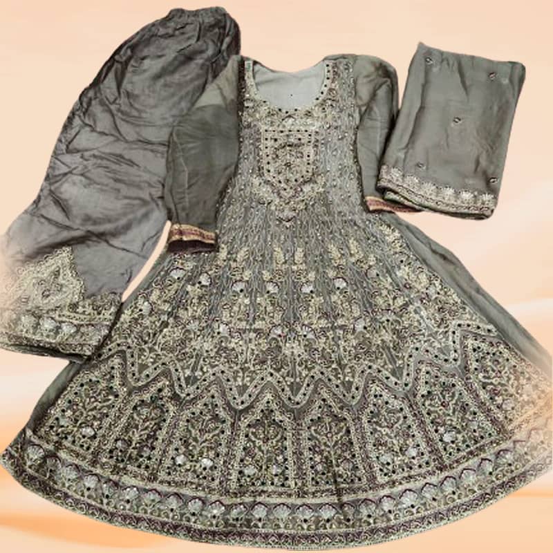 premium stitched ladies frock 3ps collection 2