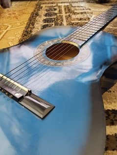 Beginner acoustic guitar 38" with pick