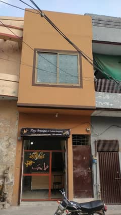 1.5 Marla Commercial Double Story Shop & Flat For Sale