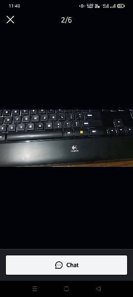 Logitech wireless backlight keyboard K800 and Mouse705 4