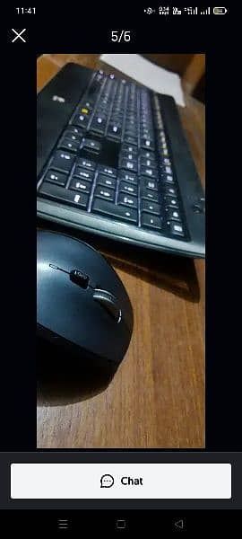 Logitech wireless backlight keyboard K800 and Mouse705 9