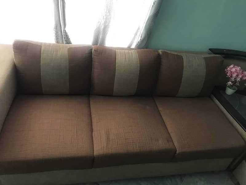 6 Seater L Shape Sofa 0