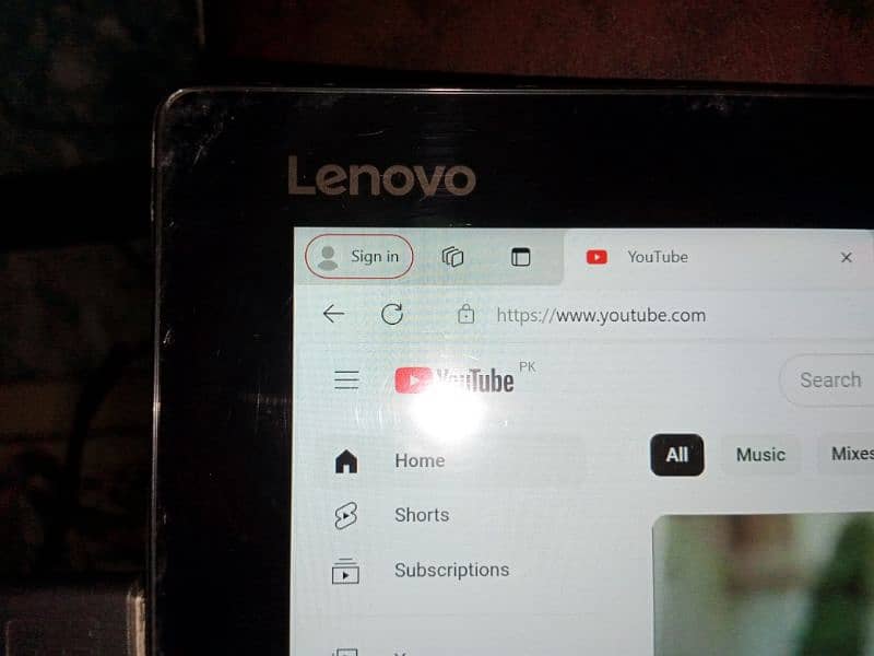 Lenovo surface not book tab 5