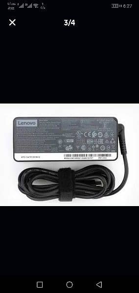 Lenovo Type C charger 65W original 10/10 condition 5