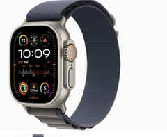Apple Watch Ultra 2 GPS + Cellular, 49mm Titanium Case with Blue Alpin