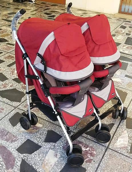 Baby Pram | kids strollers | Double pram | Double stroller 3