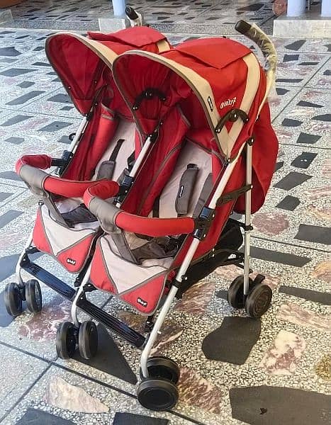 Baby Pram | kids strollers | Double pram | Double stroller 4