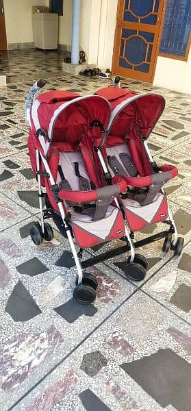 Baby Pram | kids strollers | Double pram | Double stroller 10