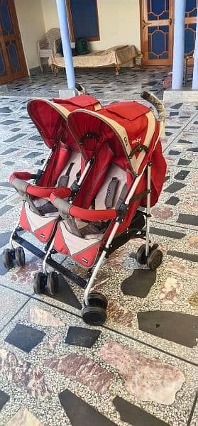 Baby Pram | kids strollers | Double pram | Double stroller 12