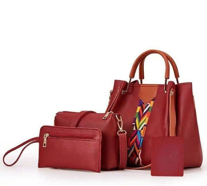 4 pcs womens handbag in cheap price 0