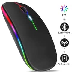 Rechargeable Wireless Gaming Mouse RGB with adjustable DPI