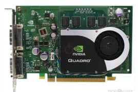 Nvidia Quadro fx570 256 mb 128bit graphics card new condition ha