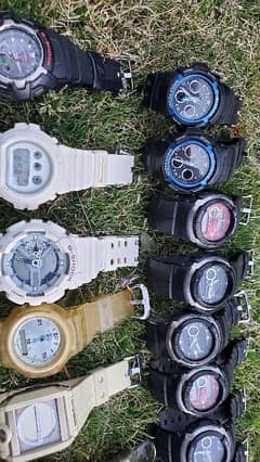All original watches lot Seiko G-shock Citizen Casio
