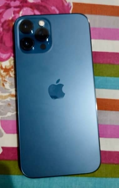 Iphone 12 Pro Max 256gb PTA Approved Blue Color With Box and Charger 1