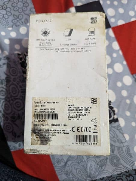 Oppo A37 selfie phone for sale(1st Owner) Sealed piece 1