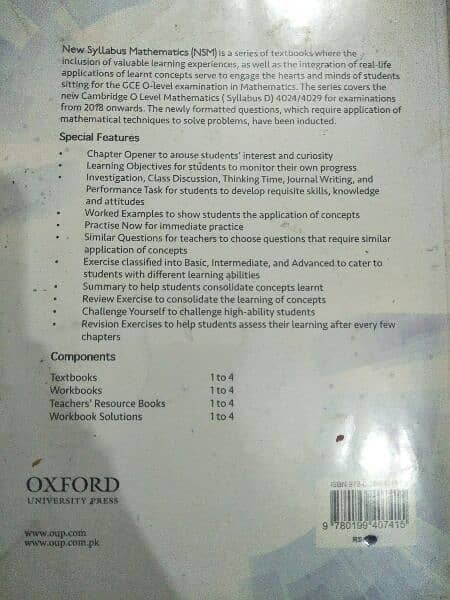 Oxford Mathametics book 2 7th edition 4
