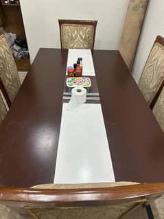 Habbit dining table 6 seater slightly used condition