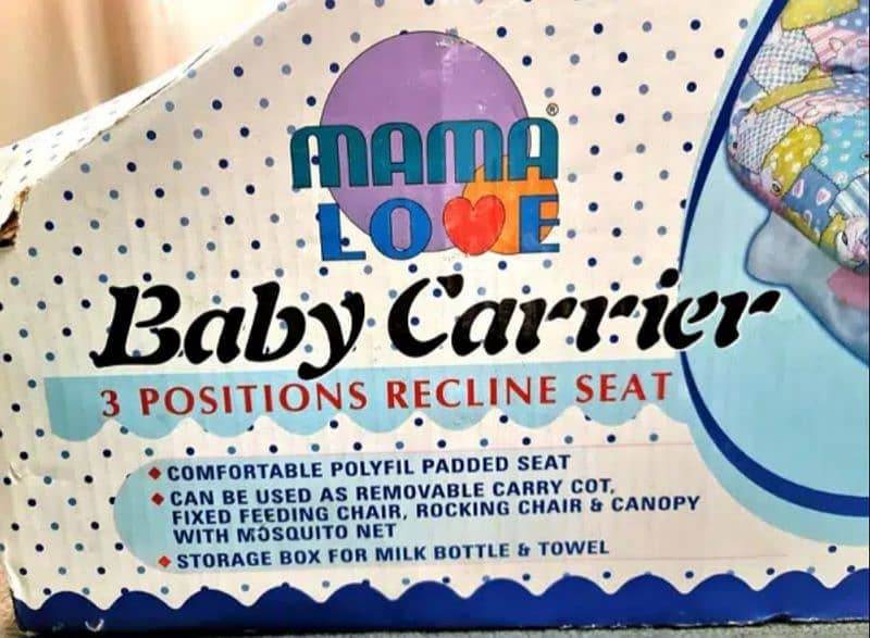 Mama Love Baby Carry Cot 3-in-1
Rocking Plus Portable 4