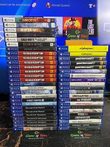 Gta5,red dead,God of war,need for speed,call of duty ps4 ps5 games 0