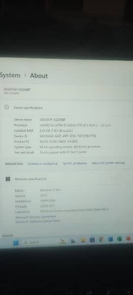 Dell XPS 13 9370 i5 8350U, 8gb ram, 256gb nvme, 4k Display Touch 5