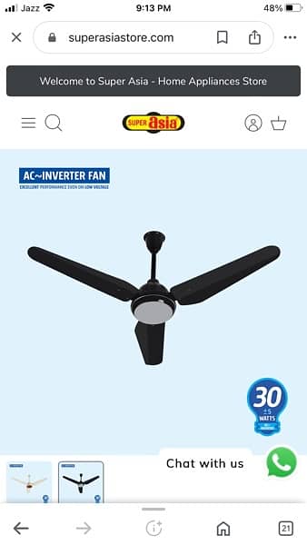 Ac/Dc + Ac inverter ceiling fan - Fans - 1087483276