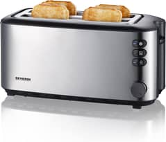 2509 Automatic 4-Slice Long Slot Toaster, 1400 W, Stainless Steel C504