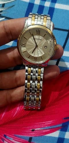 imported citizen watch with stainless steel chain waterproof