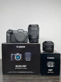 Canon RP with 50mm  F-1.8 & 24-105 flF4/7.1 RF Lenses