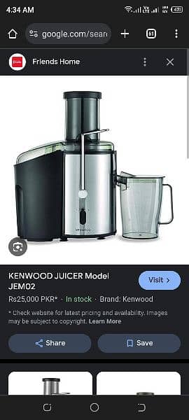 Kenwood jucier machine apple juice and carrot juice 3