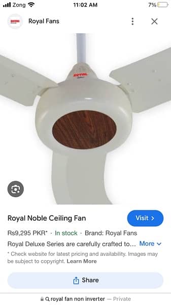ceiling fan available in best price, 10/9 condition 5