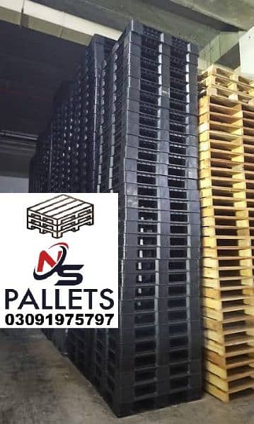 Wooden& plastic pallets available in cheap Rates 4