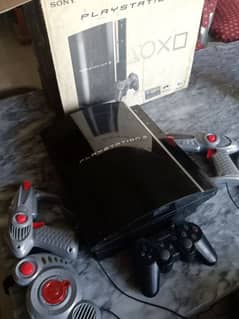 PS3 with box and game excellent condition
