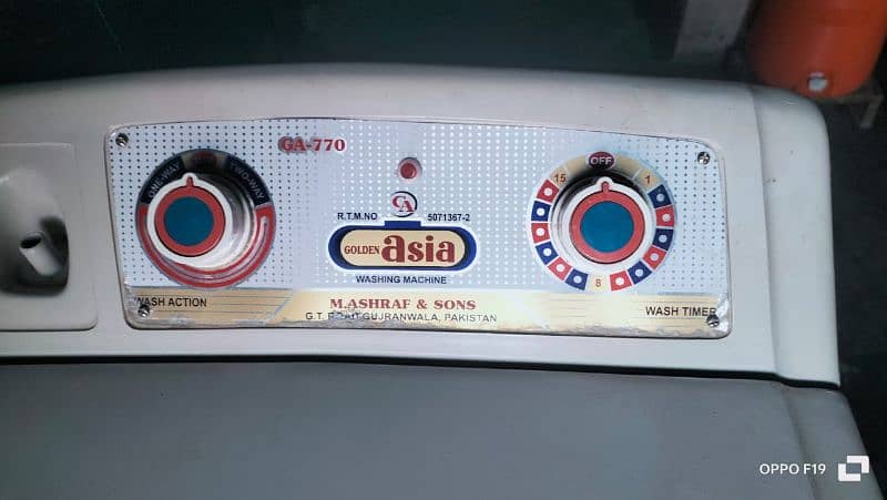 Golden Asia washing machine 0