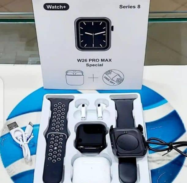 w26 Pro max Smartwatch & Airpods 1