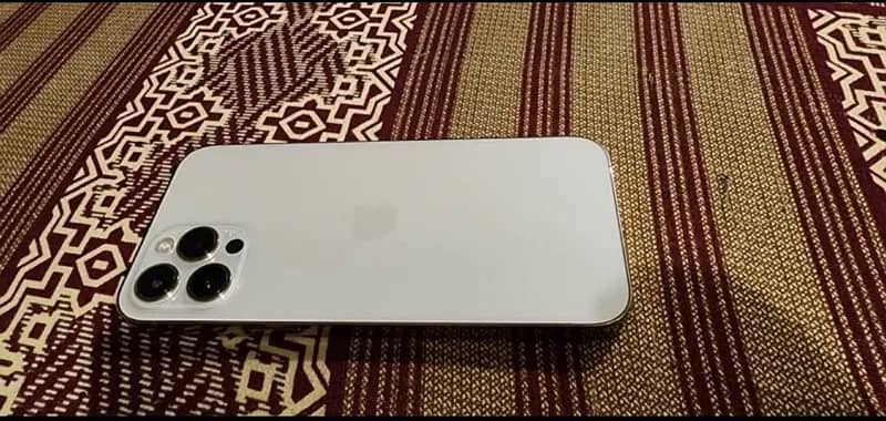 iphone 12 pro max 128GB PTA approved with box silver colour 3