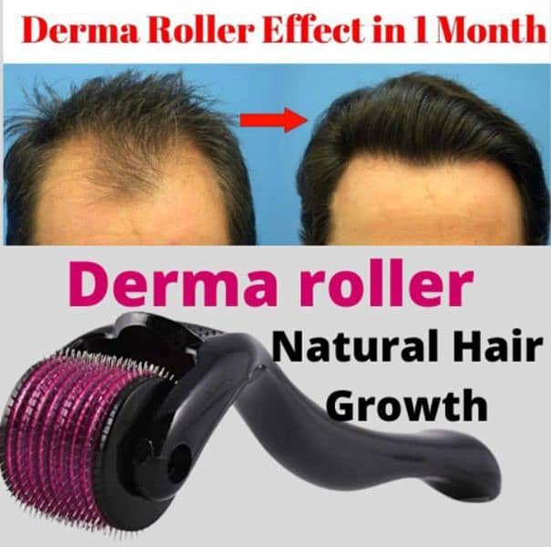 Derma Roller For Hair Re-growth & Skin For Male And Female (0.5mm) 1