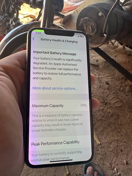 iPhone X 256 GB pta Approve better 74 Condition 10 by 9 5