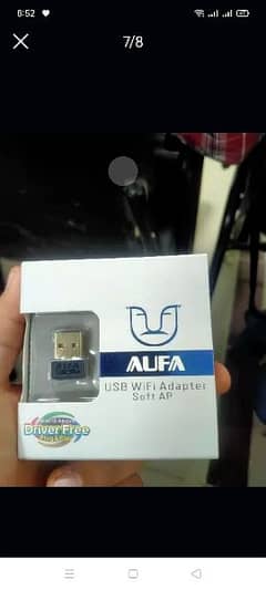 Alfa wifi usb device with CD
new pin pack 
bilkul new hai fresh piece 0