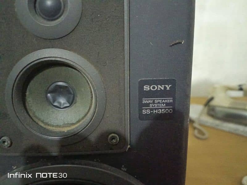 Sony SS-H3500 Bookshelf Speaker original box 4