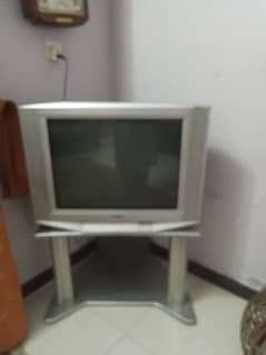 Sony table tv with Sony trolley