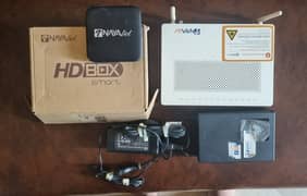 Complete Nayatel ONT (HD Box, Huawei Original UPS and Two WFi Routers)