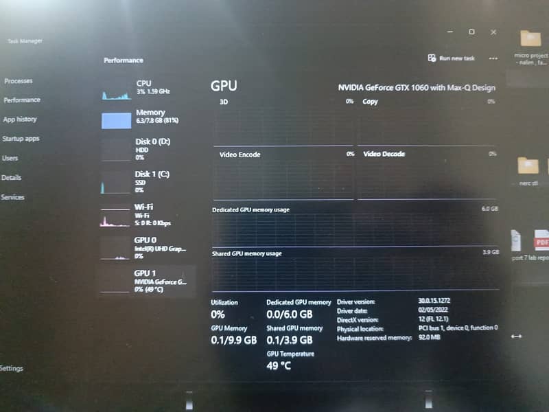Dell G5 15 5587 Nvidia GTX 1060 6GB i5 8th Gen Gaming, Editing Laptop 6