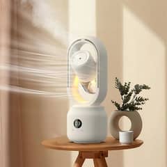 Summer Water Cooled Spray Mist Electric Fan