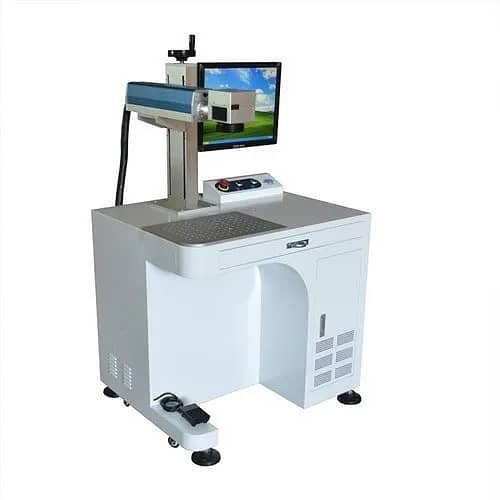 30W Desktop Fiber Laser Marking Machine. 0